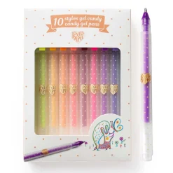 7 Lat+|8 Lat+ | Djeco Zestaw 10 długopisów żelowych CANDY
