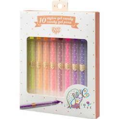 7 Lat+|8 Lat+ | Djeco Zestaw 10 długopisów żelowych CANDY