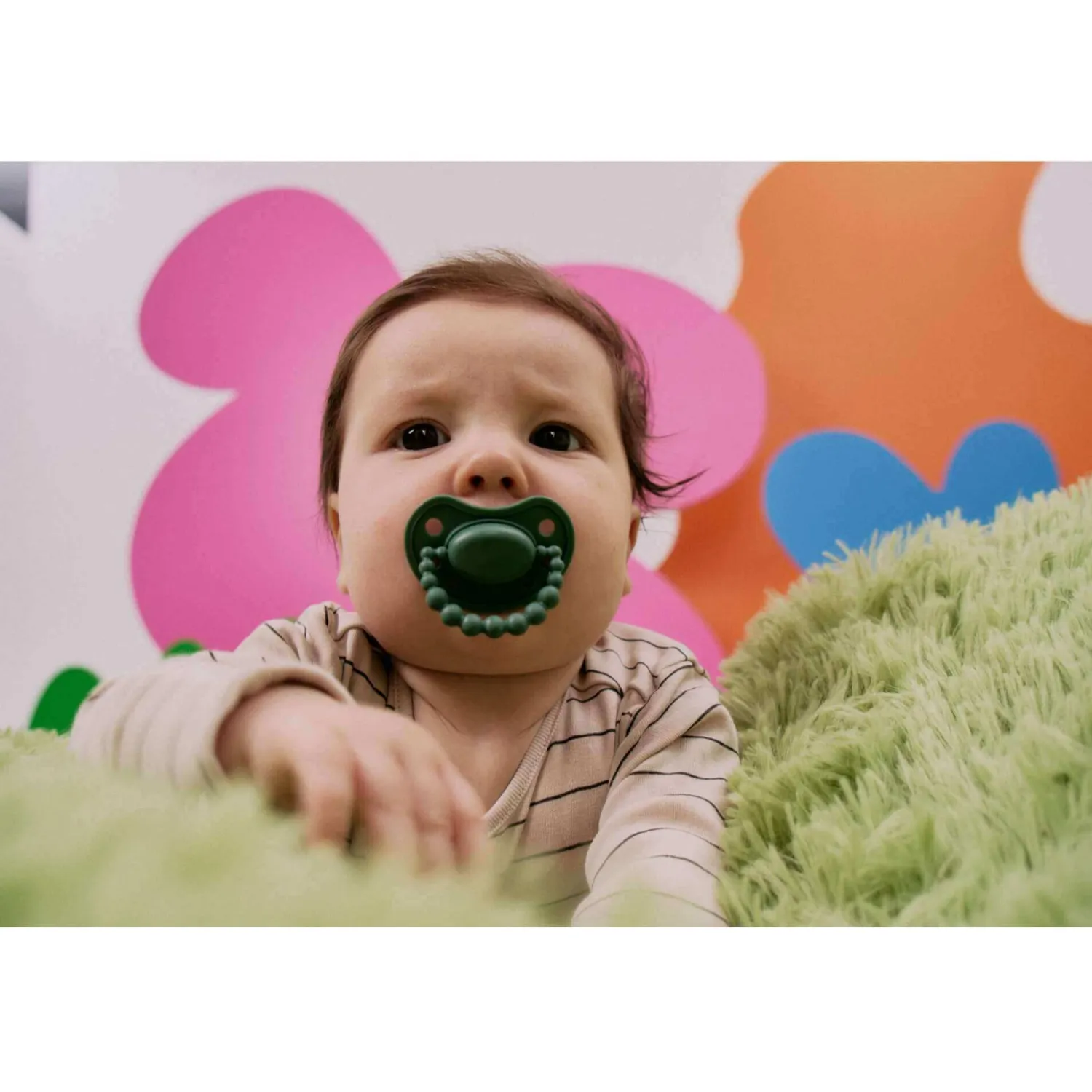 Smoczki|Smoczki | LUU kids Zestaw dwóch smoczków pozycjonujących - Forest Dream, Velvet Blush