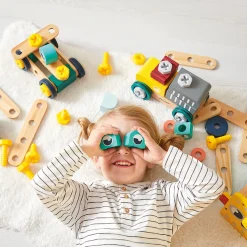 3 Lata +|2 Lata + | Janod Zestaw konstruktora 50 elementów Brico'kids 3+