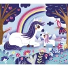 6 Lat+|7 Lat+ | Janod Zestaw kreatywny Holograficzne zdrapywanki Jednorożce 6+