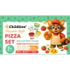6 Lat+|3 Lata + | ChildGen Zestaw kreatywny Paw Pals Pizzeria Rafi, 4 ciastoliny, foremki, mata