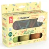 Zestawy Kreatywne|6 Lat+ | ChildGen Zestaw kreatywny WIOSNA, 100% naturalna ciastolina i 8 kształtów, foremki MINI PREMIUM SET