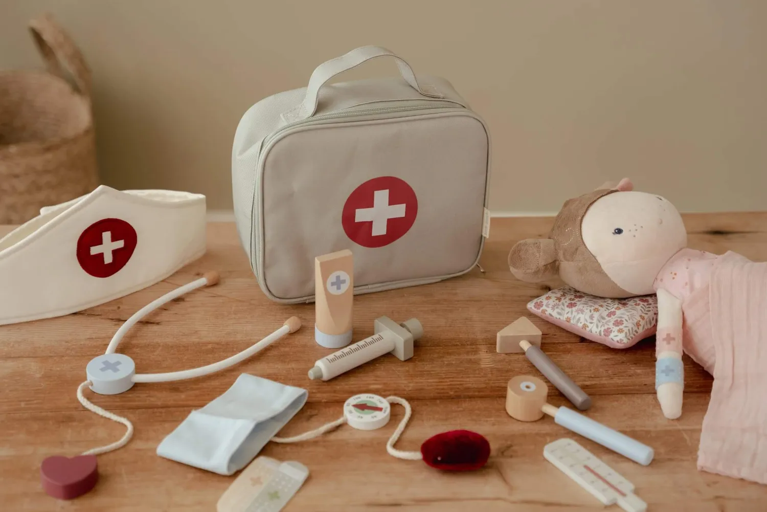 Montessori|Drewniane | Little Dutch Zestaw Lekarza FSC