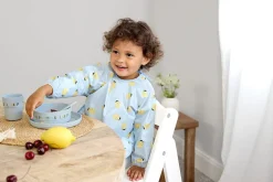Śliniaki | Lassig Zestaw śliniaków z długim rękawem 2szt. 6m+ Happy Fruits Lemon