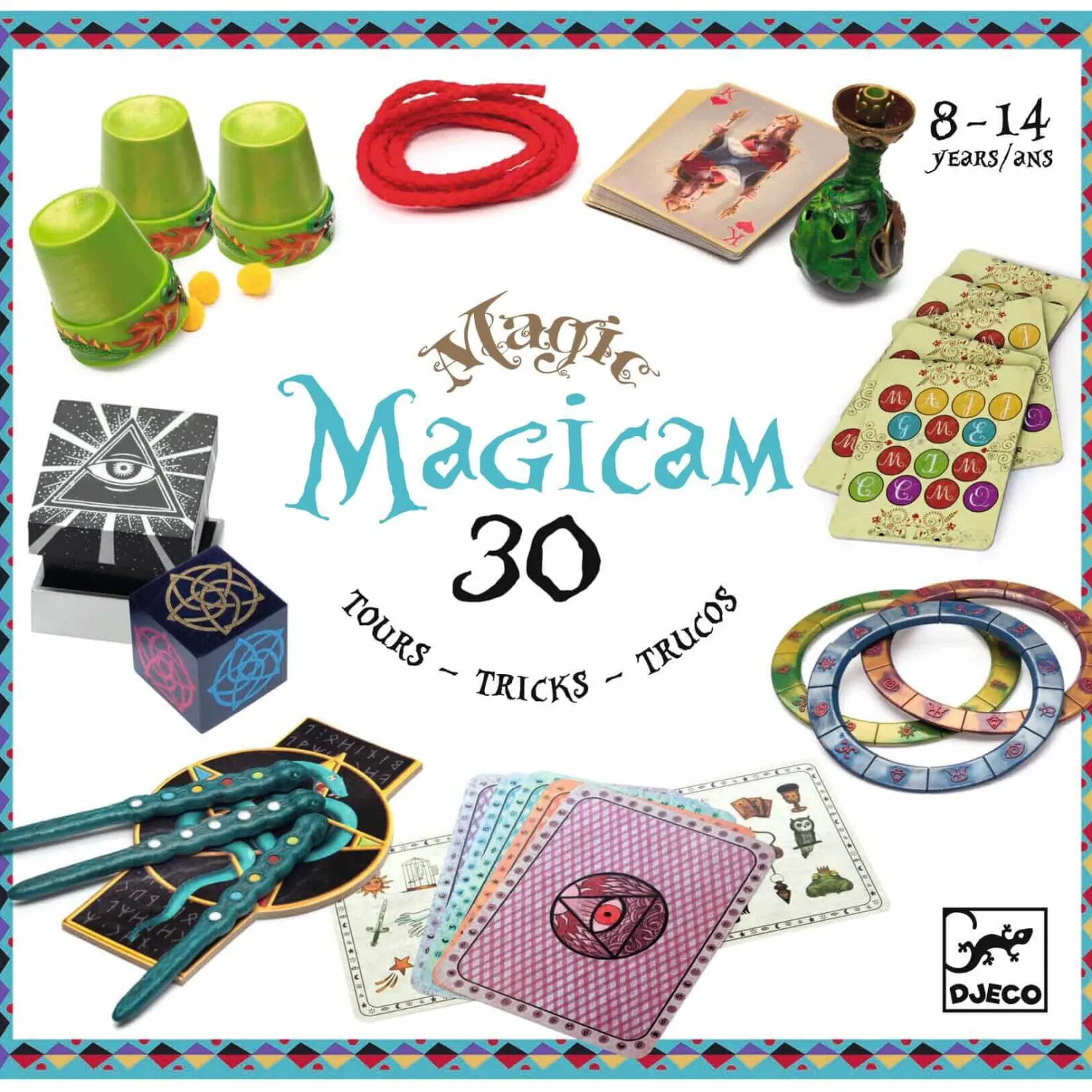 8 Lat+|Zestawy Kreatywne | Djeco Zestaw 30 magicznych sztuczek Magicam