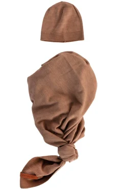 Kocyki|Na Główkę | Yarnami Zestaw merino Cozy - cynamonowy