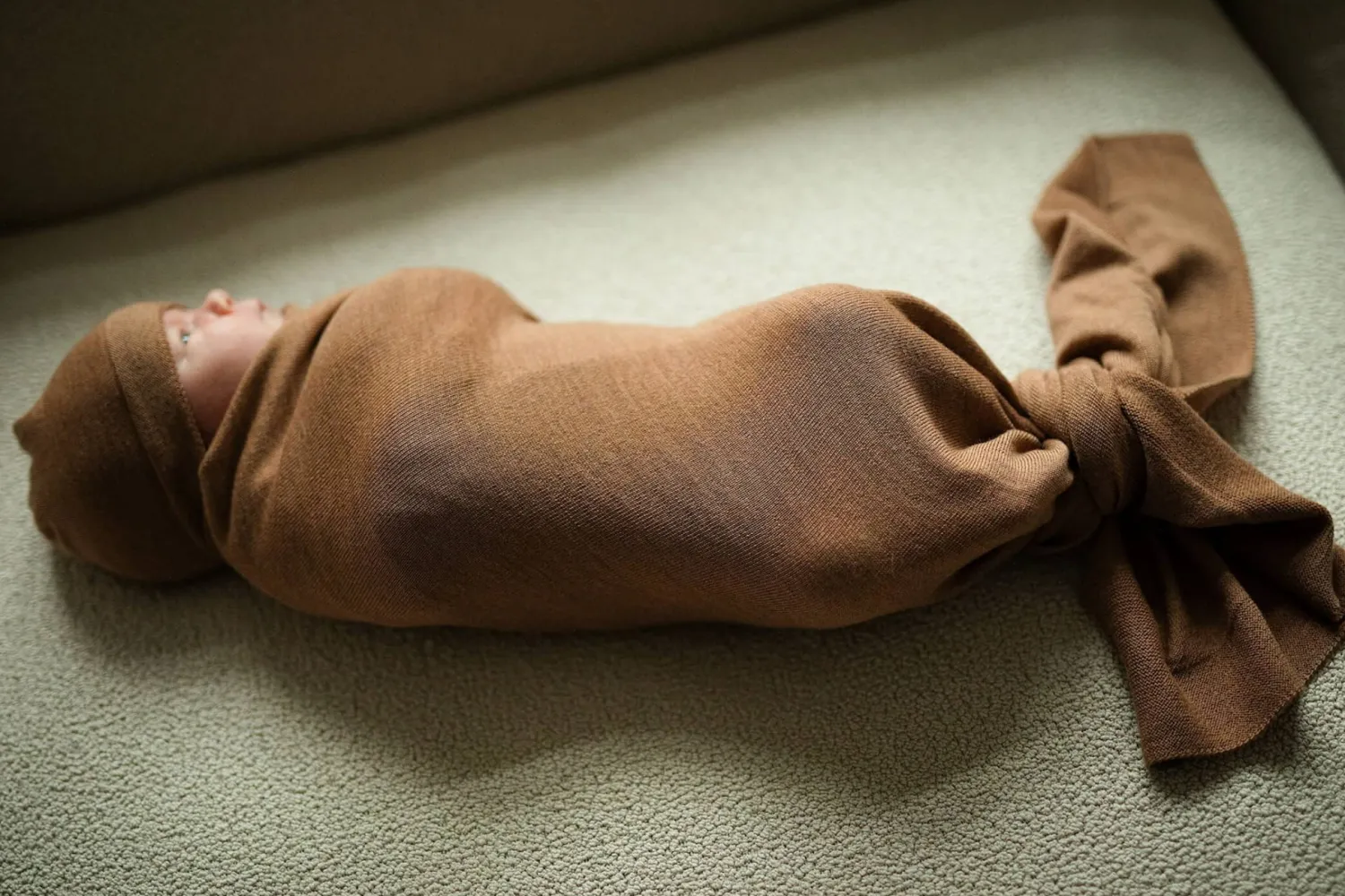 Kocyki|Na Główkę | Yarnami Zestaw merino Cozy - cynamonowy