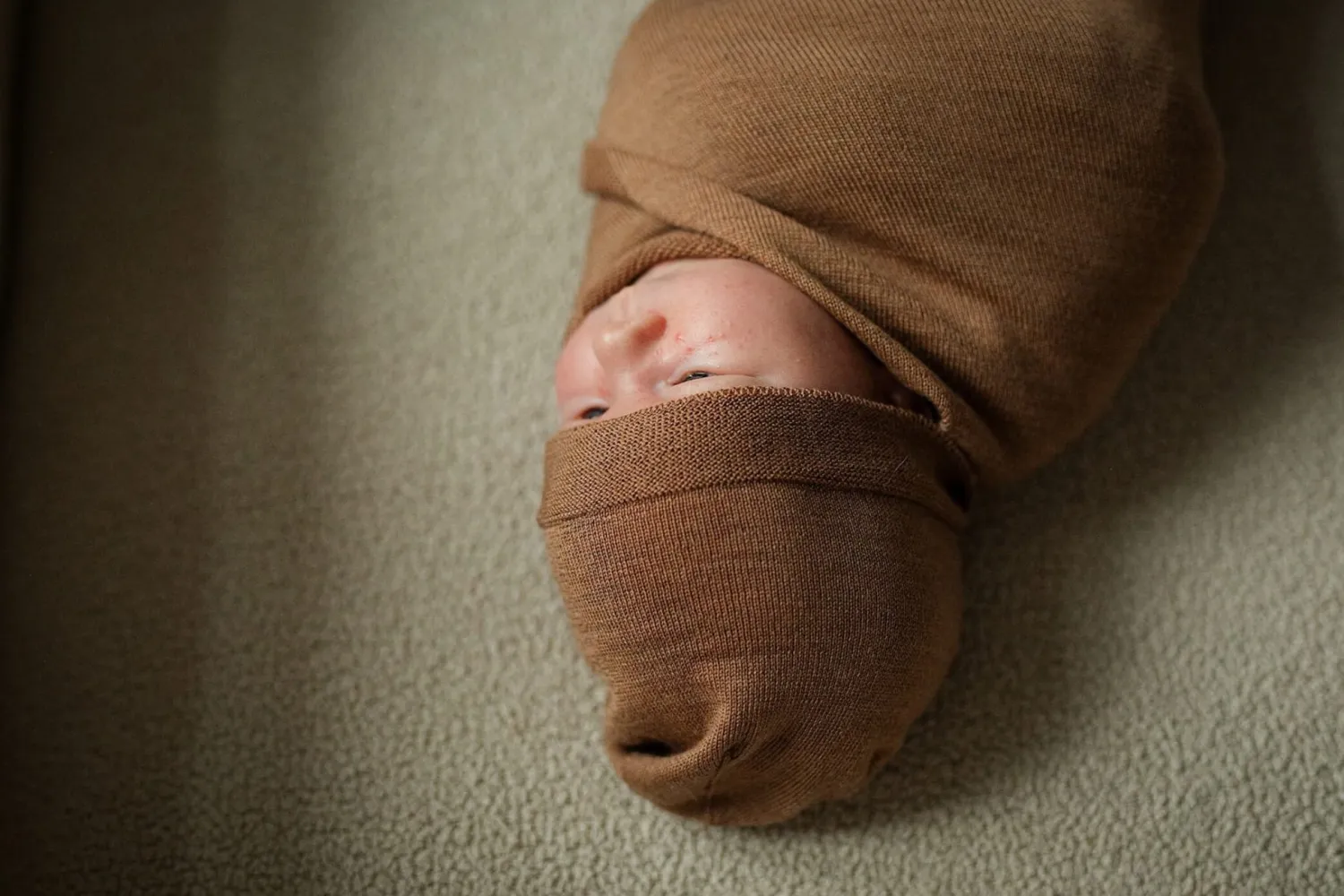 Kocyki|Na Główkę | Yarnami Zestaw merino Cozy - cynamonowy
