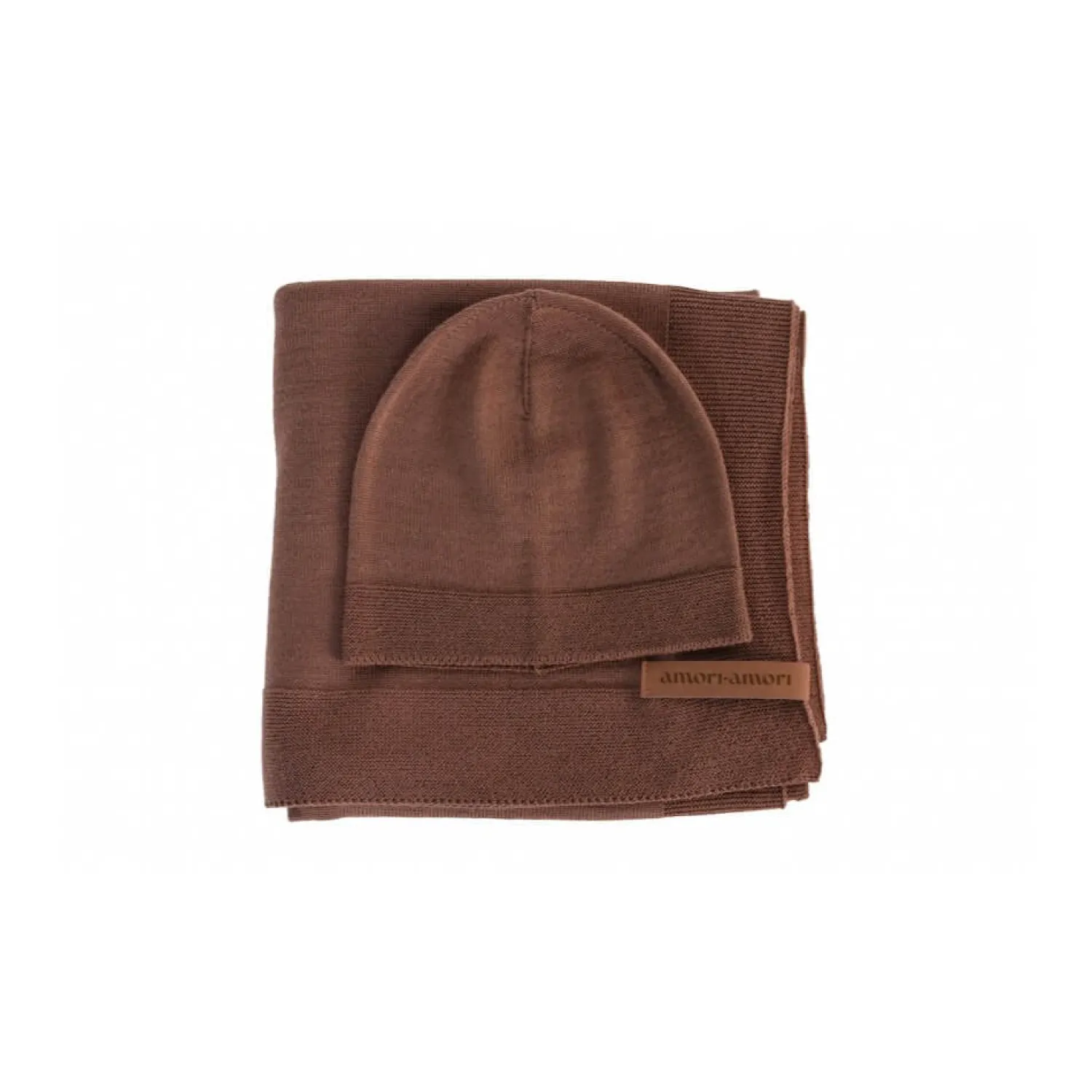 Kocyki|Na Główkę | Amori Amori Zestaw merino Cozy - terrakota