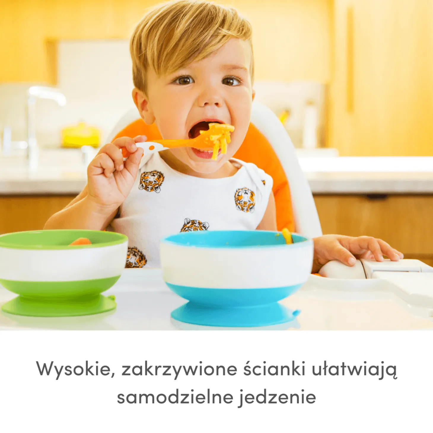 Zestaw 3 miseczek z przyssawką