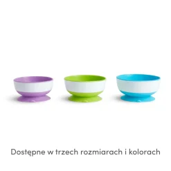 Zestaw 3 miseczek z przyssawką