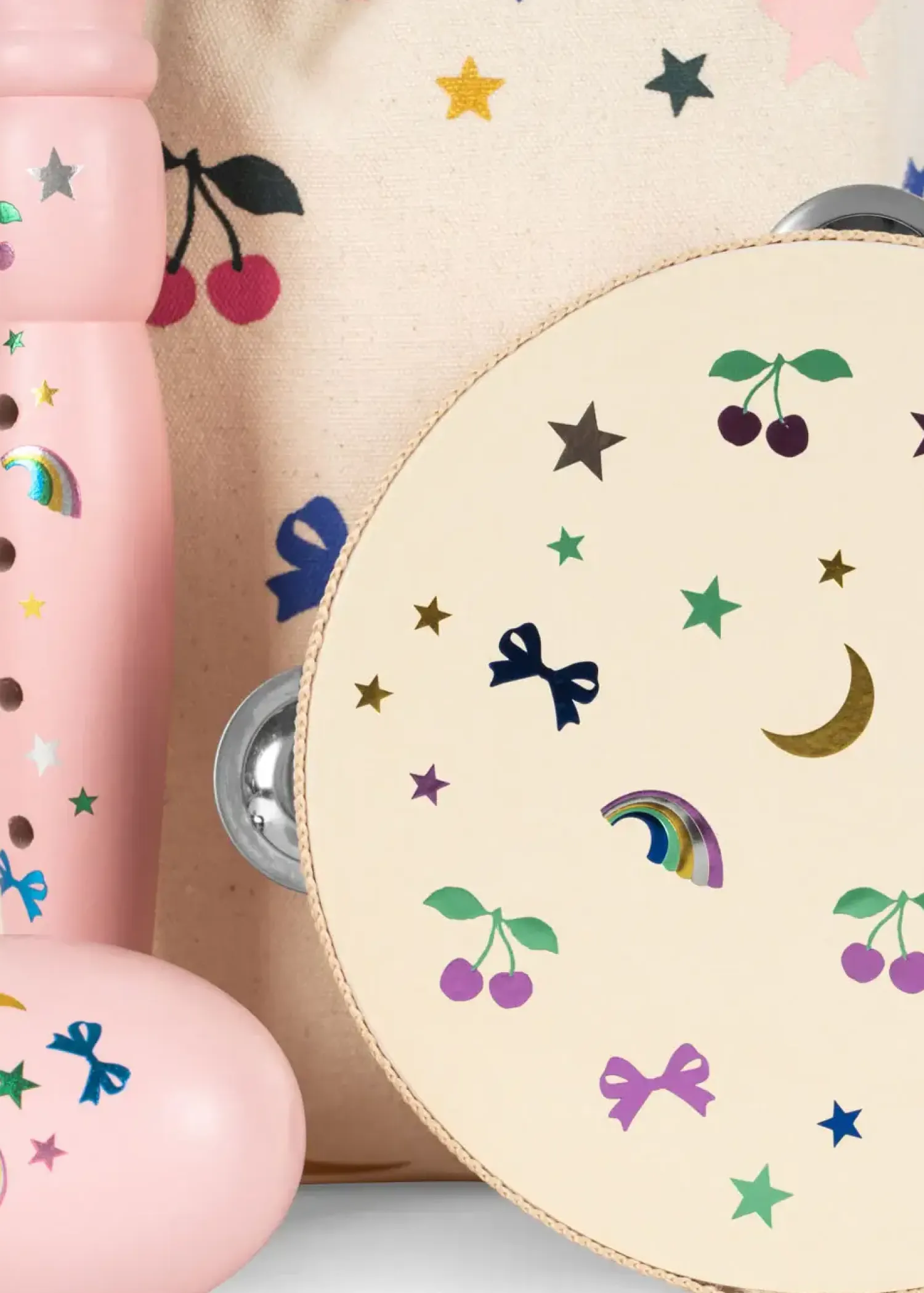 8 Lat+|Instrumenty | Konges slojd Zestaw muzyczny Petite FSC - rainbow twinkle