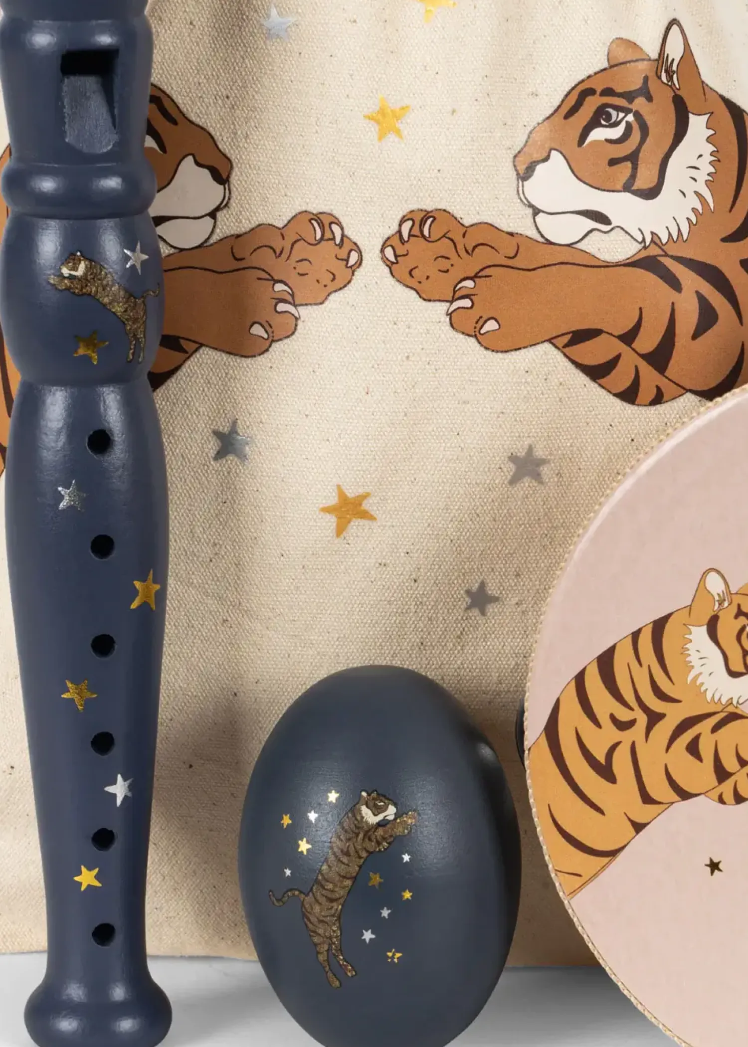 6 Lat+|7 Lat+ | Konges slojd Zestaw muzyczny Petite FSC - tiger