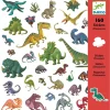 6 Lat+|3 Lata + | Djeco Zestaw naklejek - dinozaury