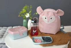 Lunchboxy|Bidony I Butelki | Lassig Zestaw na lunch Lunchbox + Tritanowa butelka - bidon 460 ml About Friends Szynszyla