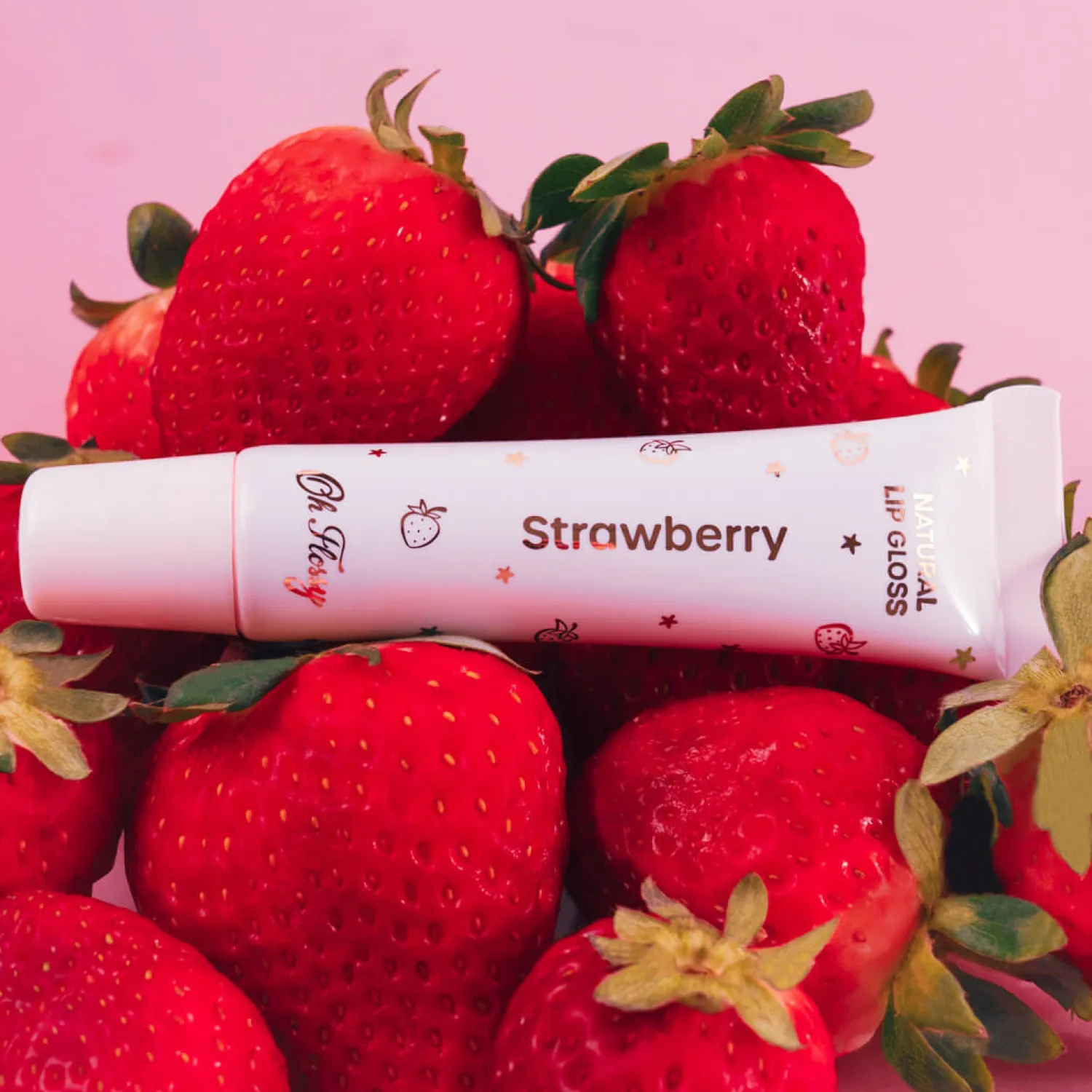 Naturalne Kosmetyki | Oh Flossy Zestaw 3 naturalnych pomadek nawilżających, błyszczyków