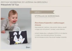 Kontrastowe|Aktywizujące | Taf Toys Zestaw niezbędnik do leżenia na brzuszku