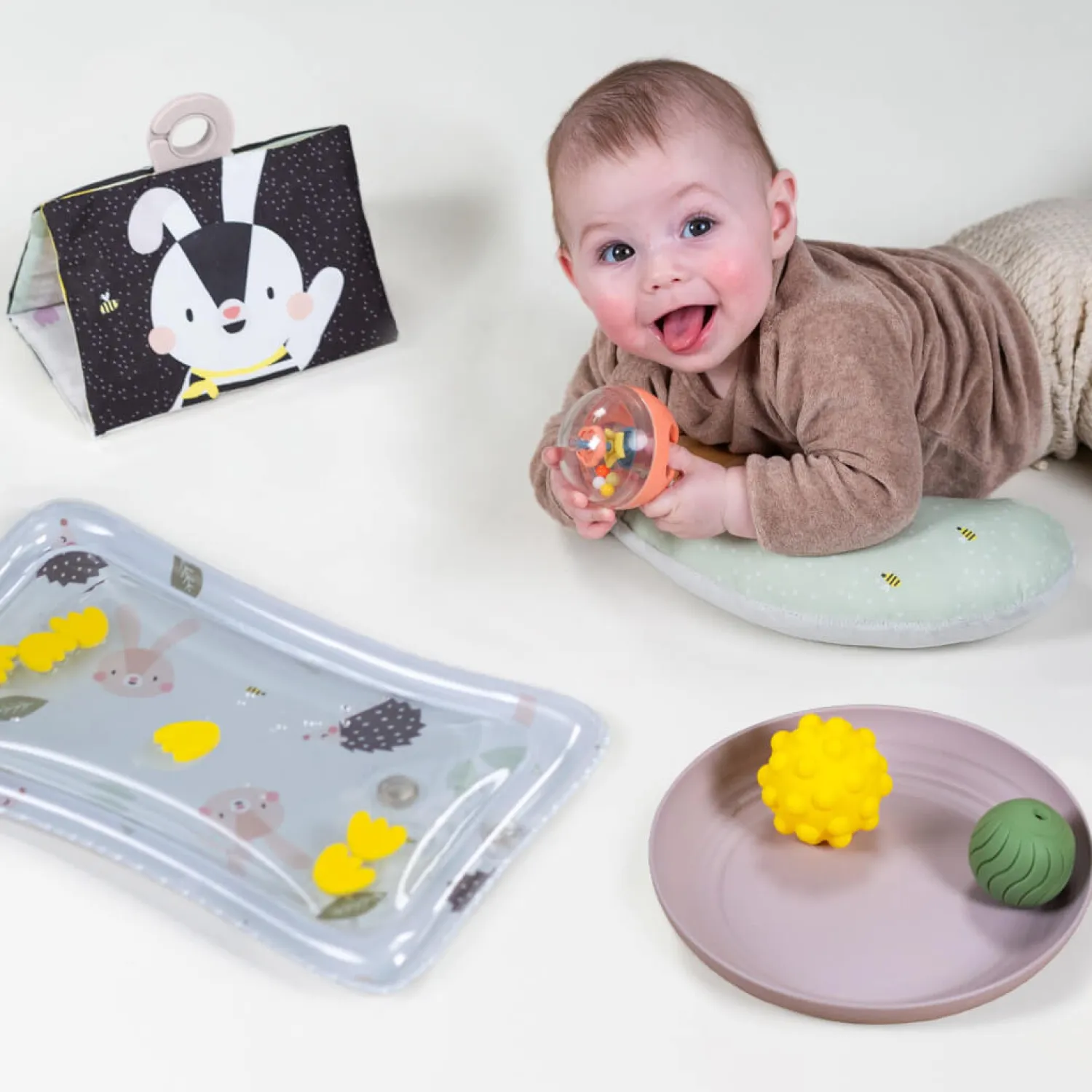 Kontrastowe|Aktywizujące | Taf Toys Zestaw niezbędnik do leżenia na brzuszku