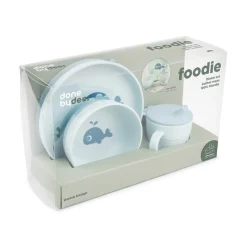 Zestaw Obiadowy z Przyssawką Foodie Wally Blue