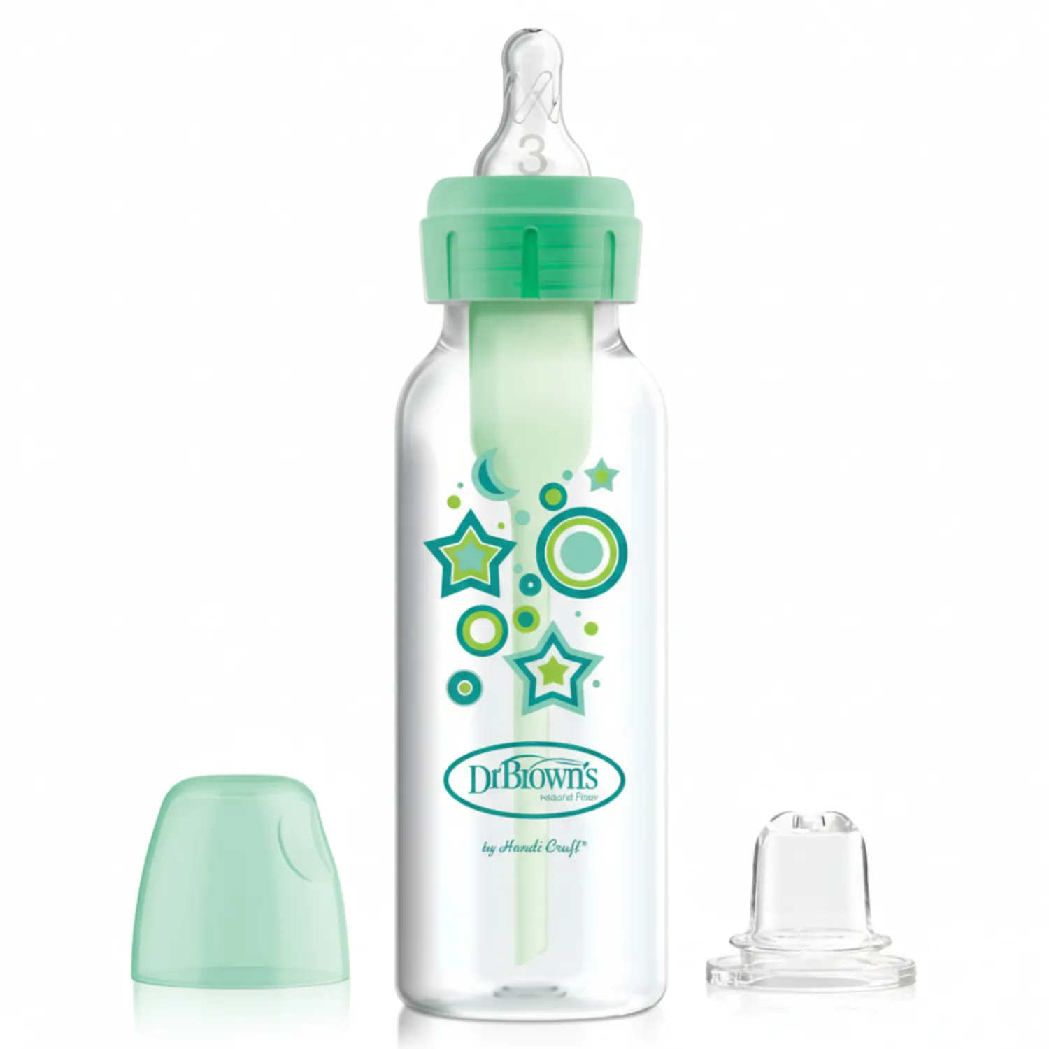 Butelki Do Karmienia|Butelki I Akcesoria | Dr Brown's Zestaw "Od butelki do kubka" zielony 250ml , standard wąska szyjka