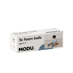 6 Lat+|3 Lata + | MODU Zestaw 3 piłek piankowych Foam Balls - deep blue, sky blue