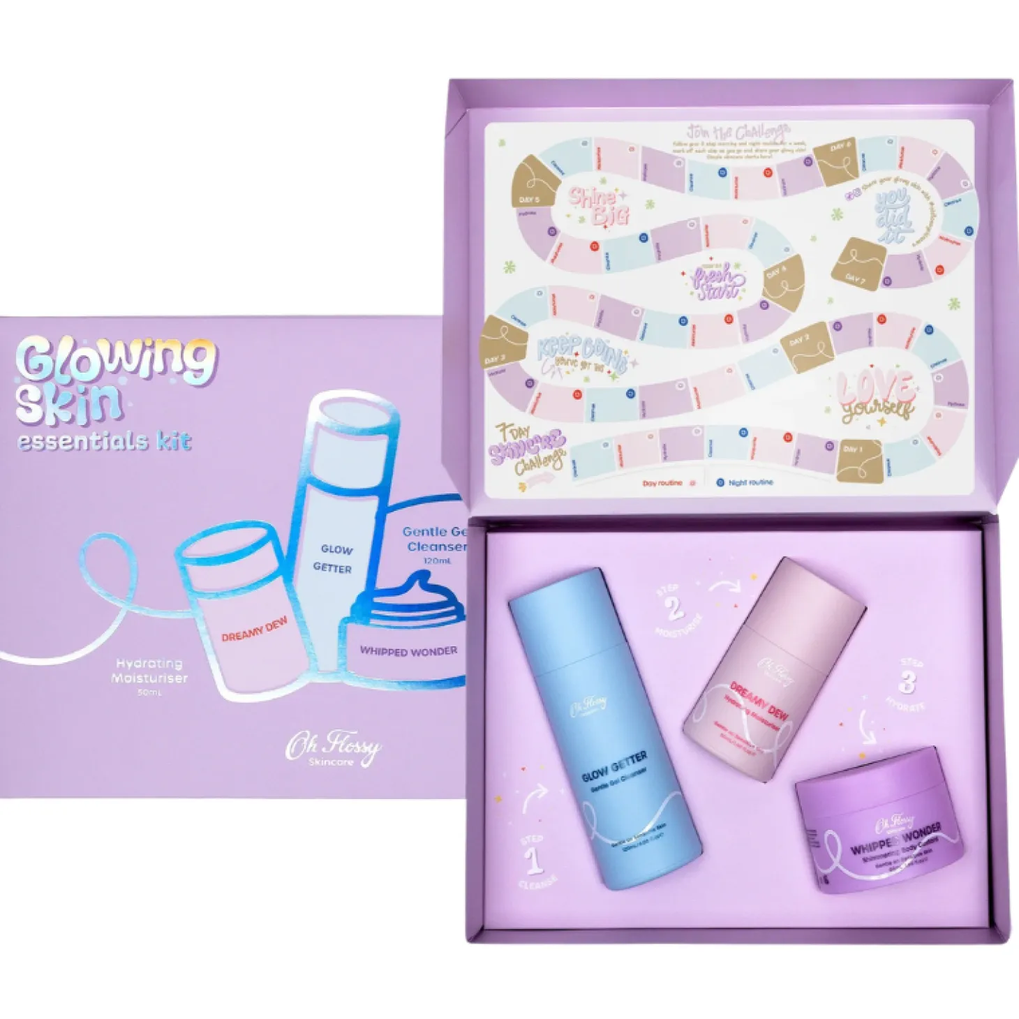 Zestaw Pielęgnacyjny dla dzieci i nastolatków 8-14 lat, Żel 120ml + Krem 50ml + Balsam 100ml