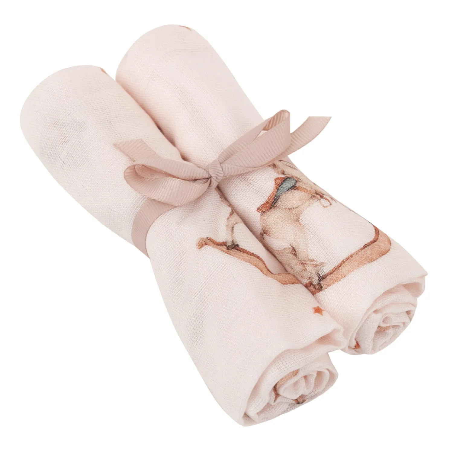 Otulacze I Pieluszki|Otulacze I Pieluszki | samiboo Zestaw pieluszek bambusowych o splocie muślinowym Rocking Horses 50x50 2 szt.