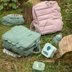 Lunchboxy|Przechowywanie Jedzenia | Done by Deer Zestaw pojemników 3szt. Happy Clouds Green