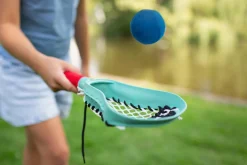 Aktywizujące|7 Lat+ | BS Toys Zestaw rakietek z miękką piłką do LACROSSE, outdoor