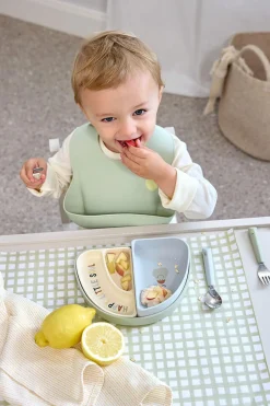 Naczynia Dla Dzieci | Lassig Zestaw silikonowych naczyń 3 el. Happy Fruit Lemon