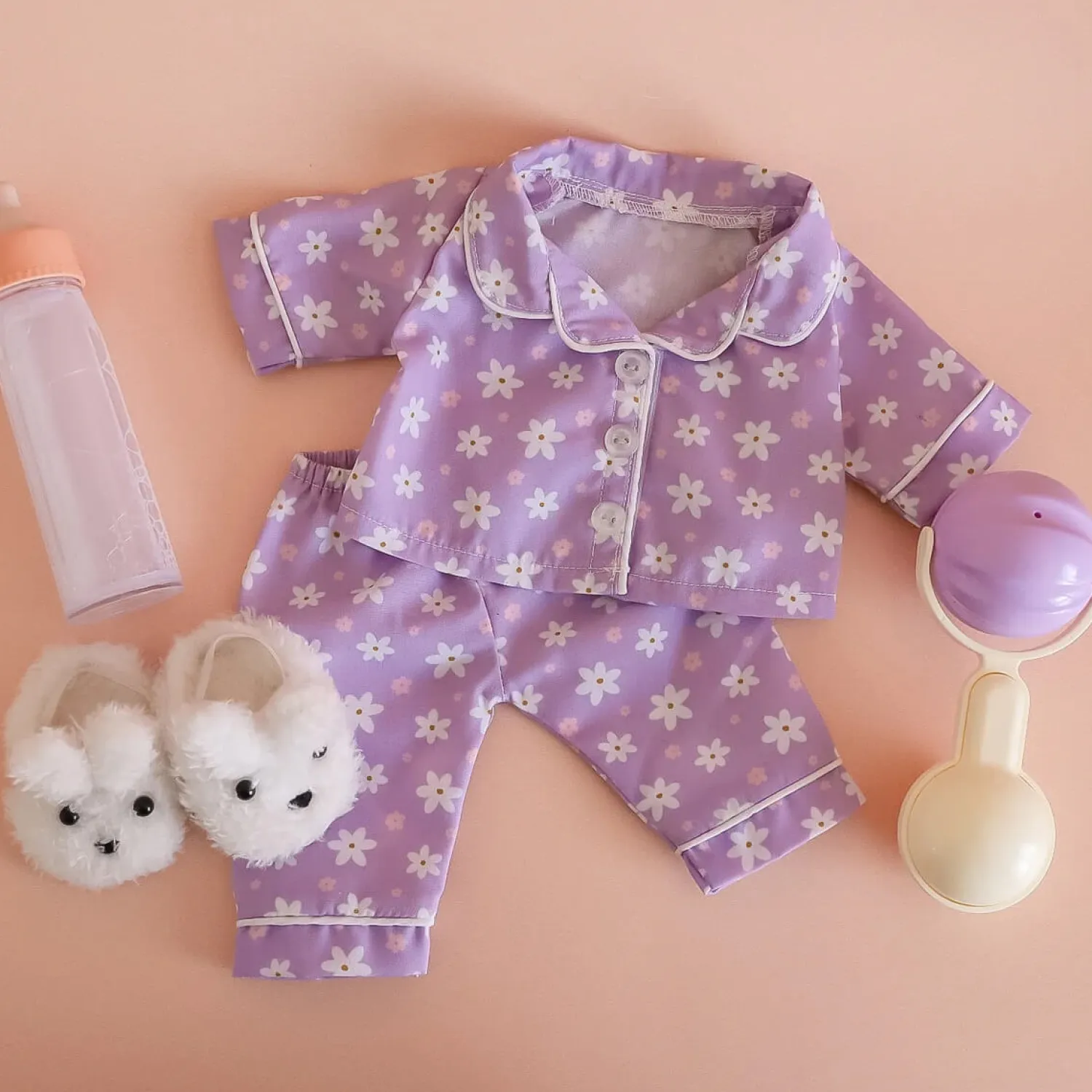 Akcesoria Dla Lalek|Odgrywanie Ról | Tiny Harlow Zestaw Sleepy Time Lilac Daisy