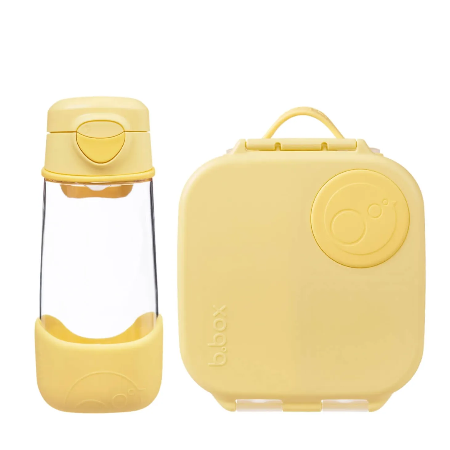 Zestaw Sportowa butelka tritanowa 450 ml + Mini Lunchbox - Lemon Twist