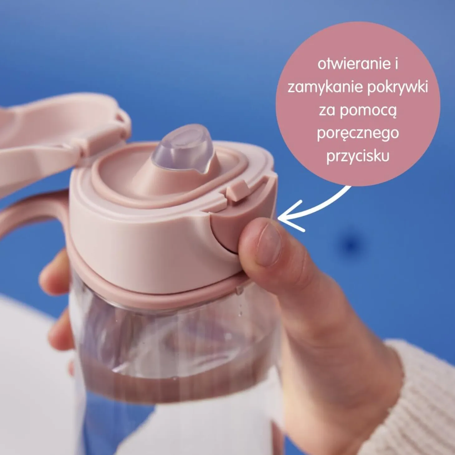 Zestaw Sportowa butelka tritanowa 450 ml + Mini Lunchbox - Lemon Twist