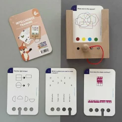 Idealne W Podróży|Edukacyjne | WiemTo Zestaw Startowy dla dzieci 6+. Pudełko i 1 Zestaw Kart