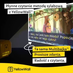 8 Lat+|Szumiące Misie I Projektory | YellowWall Zestaw startowy. Projektor + 4 Multibajki