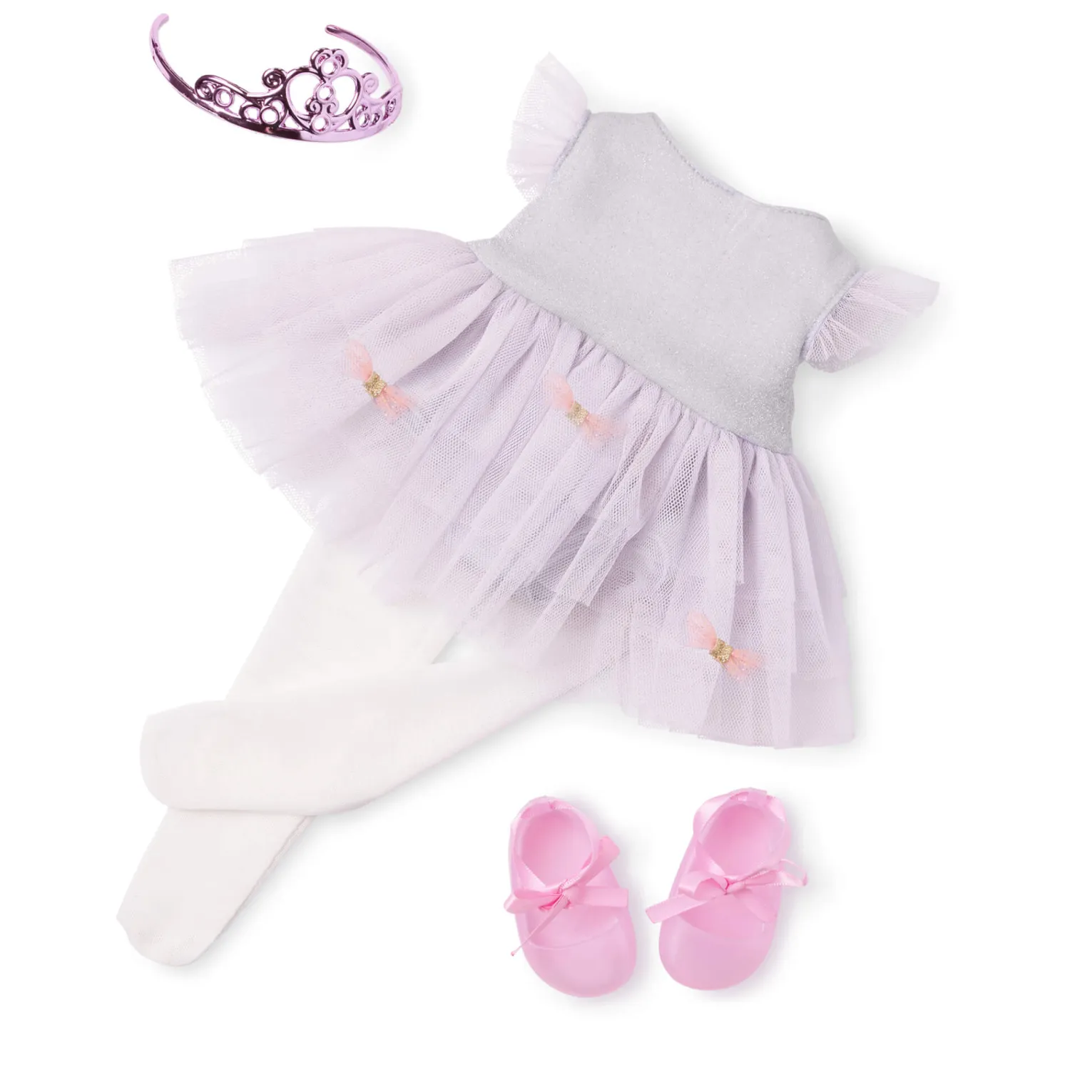 6 Lat+|3 Lata + | OurGeneration Zestaw ubranek dla lalek - Tutu Cute - strój baletnicy