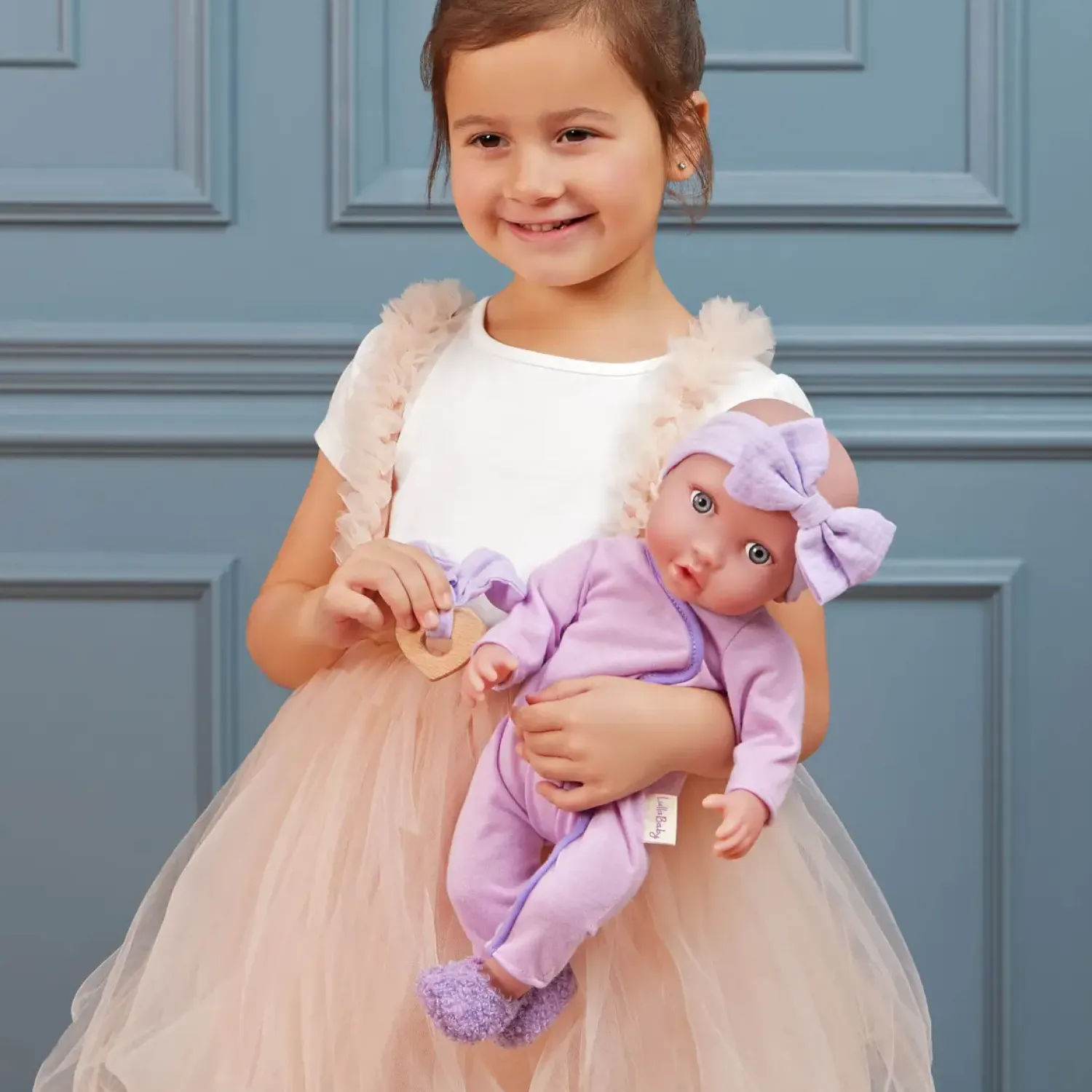 6 Lat+|3 Lata + | LullaBaby Zestaw ubranek dla lalki niemowlęcia, piżamka dziewczęca