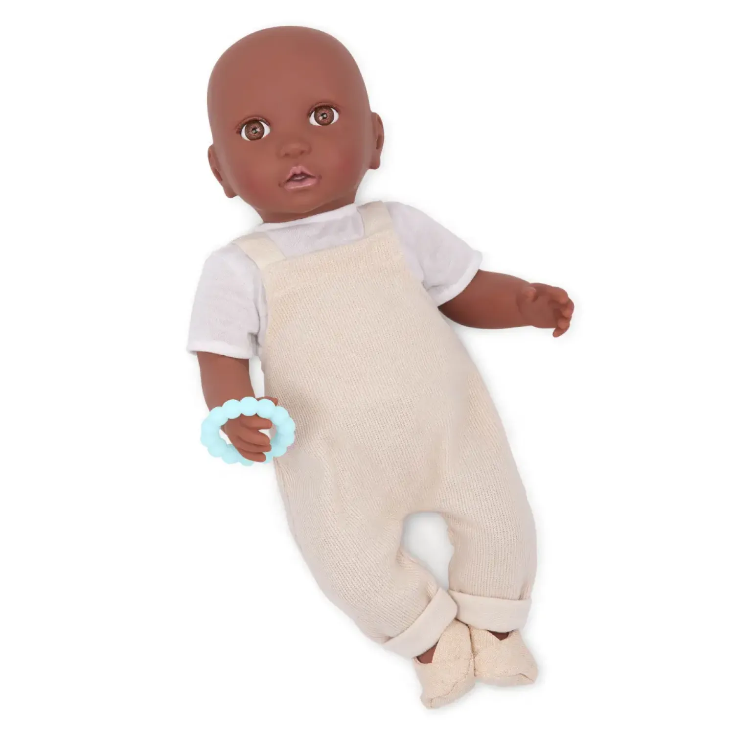6 Lat+|3 Lata + | LullaBaby Zestaw ubranek dla lalki niemowlęcia, stylizacja ze spodniami na szelkach