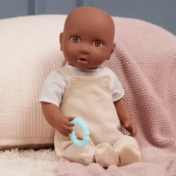 6 Lat+|3 Lata + | LullaBaby Zestaw ubranek dla lalki niemowlęcia, stylizacja ze spodniami na szelkach