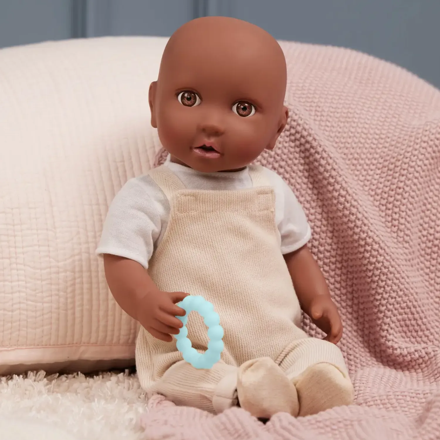 6 Lat+|3 Lata + | LullaBaby Zestaw ubranek dla lalki niemowlęcia, stylizacja ze spodniami na szelkach