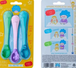 Metoda Blw|Naczynia Dla Dzieci | Nanas Manners Zestaw 3 łyżeczek 4m+, ETAP 1 - kolor