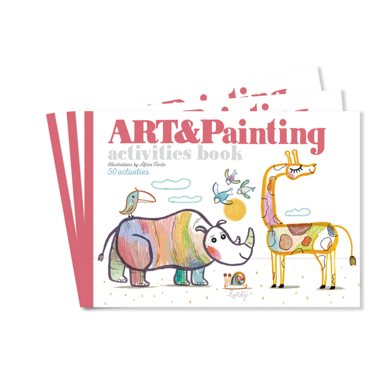 4 Lata +|6 Lat+ | Londji Zeszyt do kreatywnej zabawy Art&Painting