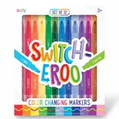 Artykuły Plastyczne | Ooly Zmieniające Kolor Flamastry Switch-Eroo, 12szt.