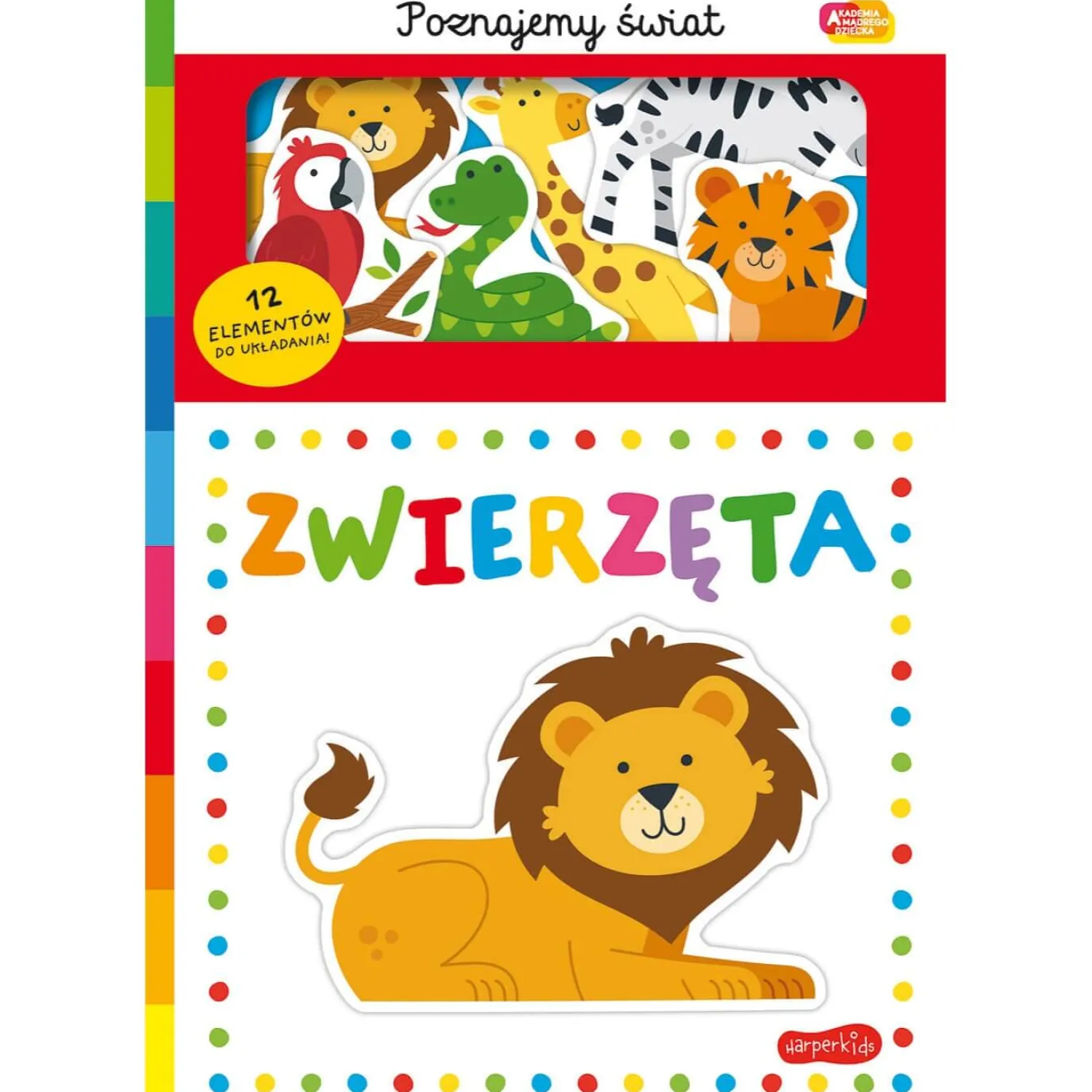 0-2 Lat | HarperCollins Zwierzęta. Akademia Mądrego Dziecka. Poznajemy świat