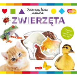 Ruchome Elementy|0-2 Lat | HarperCollins Zwierzęta. Akademia mądrego dziecka. Kolorowy świat malucha