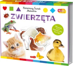Ruchome Elementy|0-2 Lat | HarperCollins Zwierzęta. Akademia mądrego dziecka. Kolorowy świat malucha