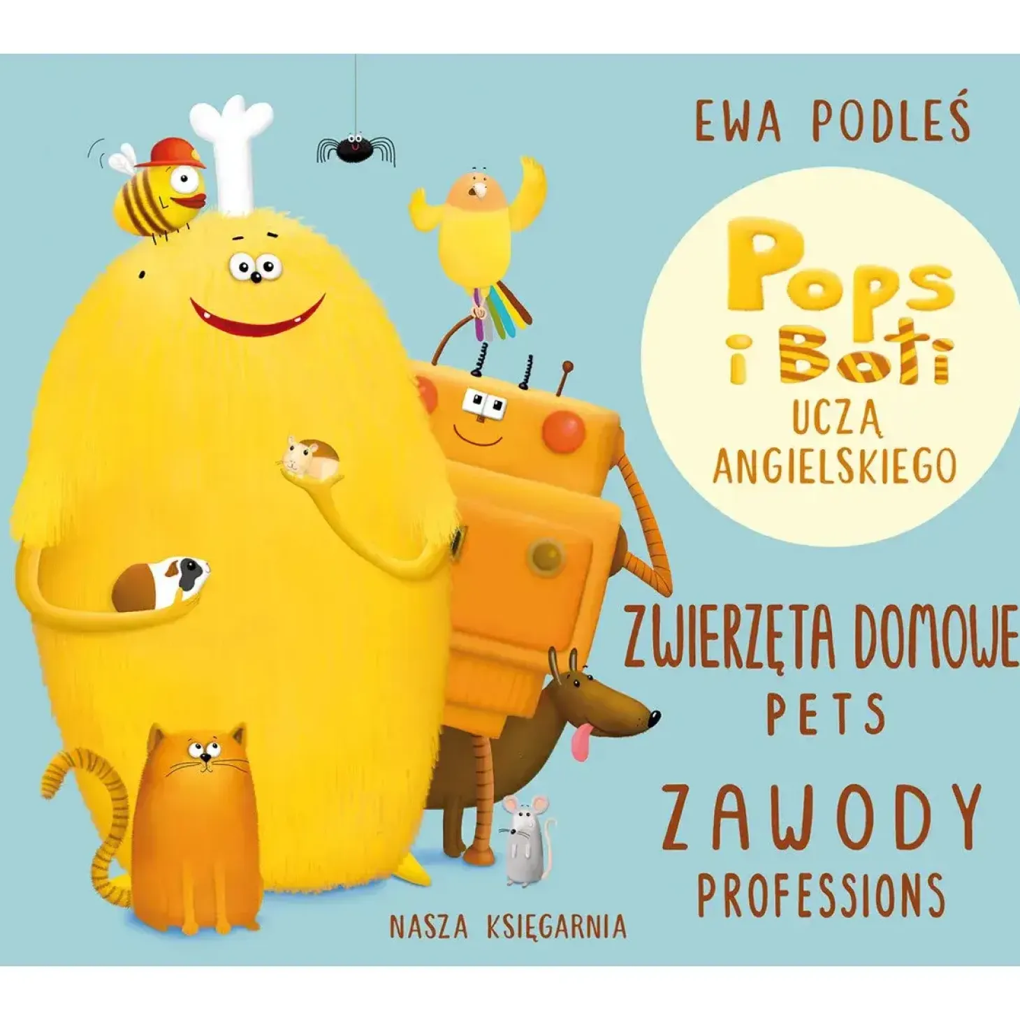Zwierzęta domowe i zawody. Pops i Boti uczą angielskiego